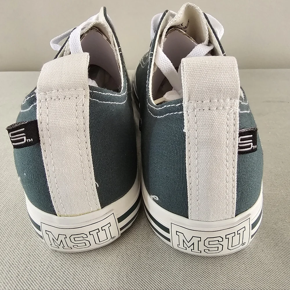SKICKS Unisex Green Michigan State Spartans Low Top Shoes